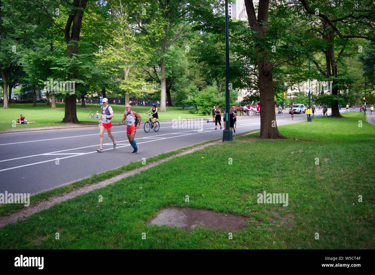 Central Park South NYC Stock Photo - Alamy