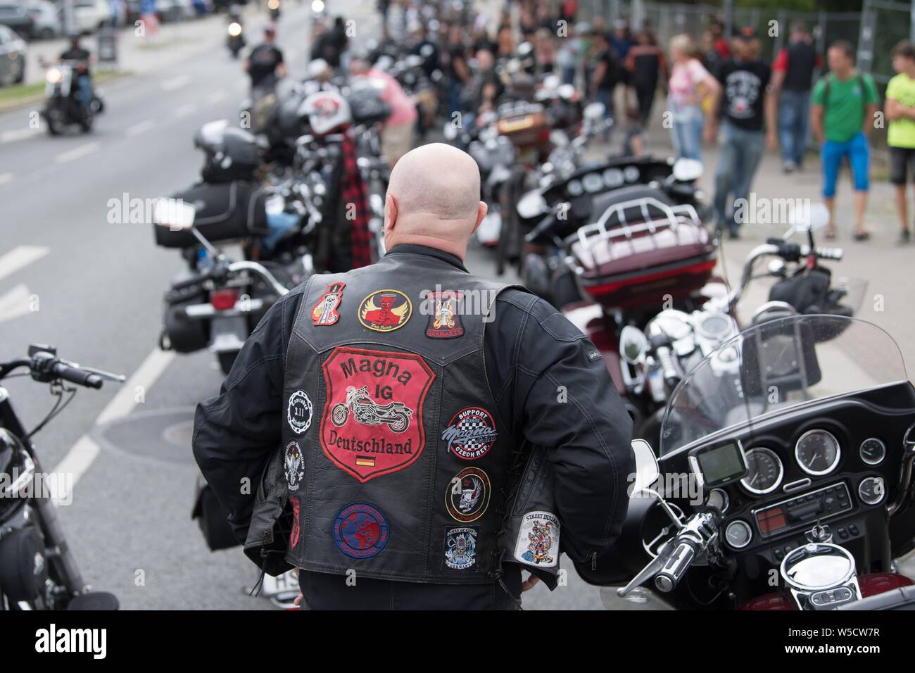 Leather Jacket Patch High Resolution Stock Photography And Images Alamy