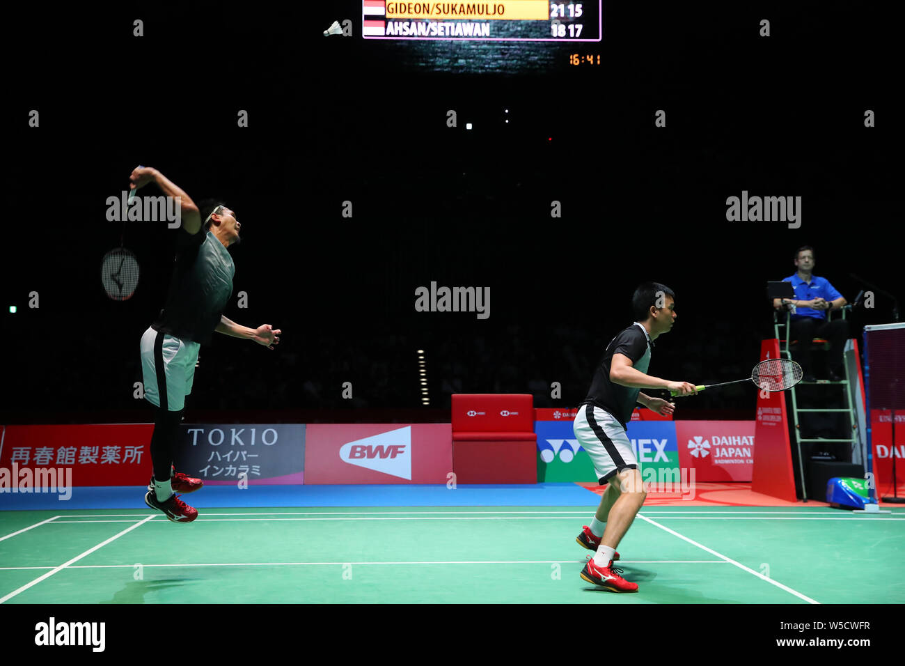 Tokyo, Japan. 28th July, 2019. Mohammad Ahsan & Hendra Setiawan (INA ...
