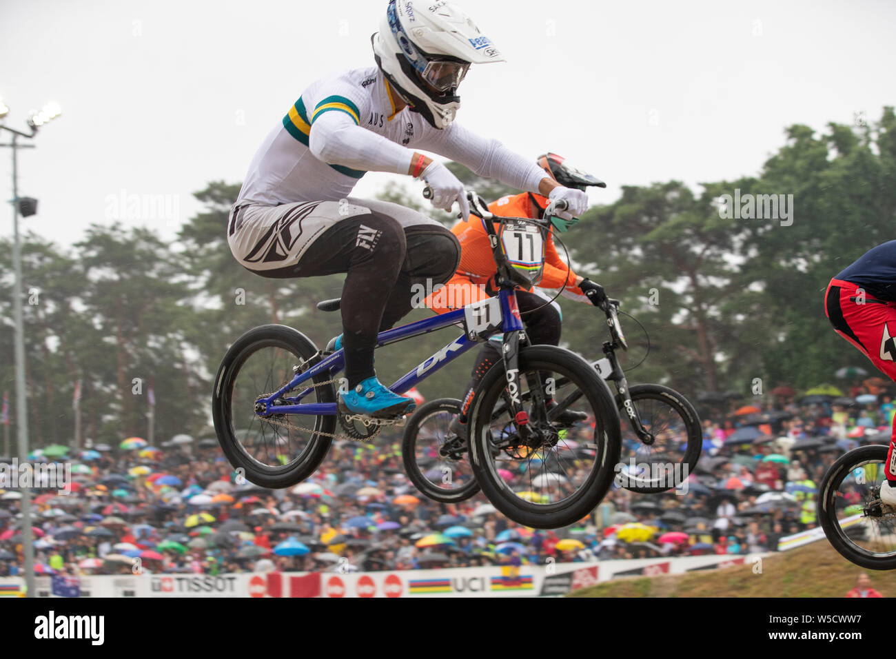 Zolder, Belgium. 27th July, 2019. Kai Sakakibara of the Australia compete  the 2019 UCI BMX WORLD CHAMPIONSHIPS in Zolder, Belgium, July 27, 2019.  Credit: Kenichi Inomata/AFLO/Alamy Live News Stock Photo - Alamy