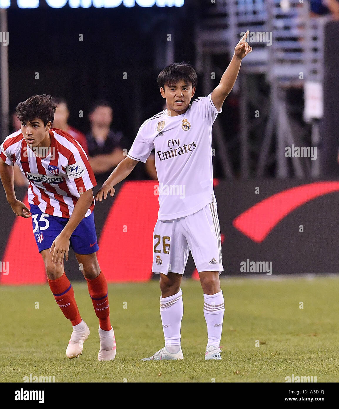 Real Madrid's Takefuse Kubo during the International Champions Cup match  between Real Madrid and Atletico Madrid