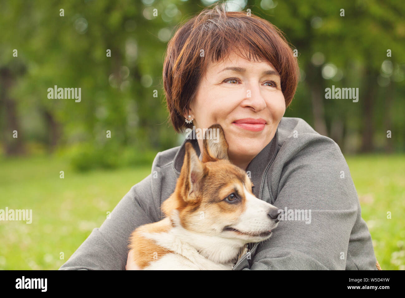 Mature woman dog hires stock photography and images Alamy