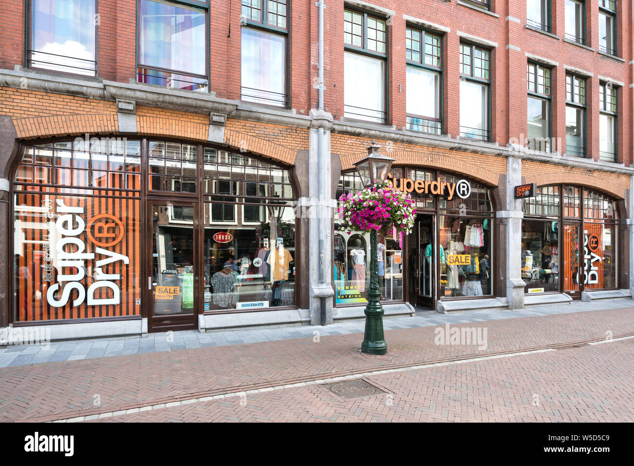 Superdry store in Leiden, The Netherlands. Superdry plc is a UK branded  clothing company. It is listed on the London Stock Exchange Stock Photo -  Alamy