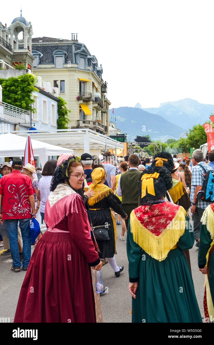 Costumes of Europe - Vaud, Switzerland Stock Photo - Alamy