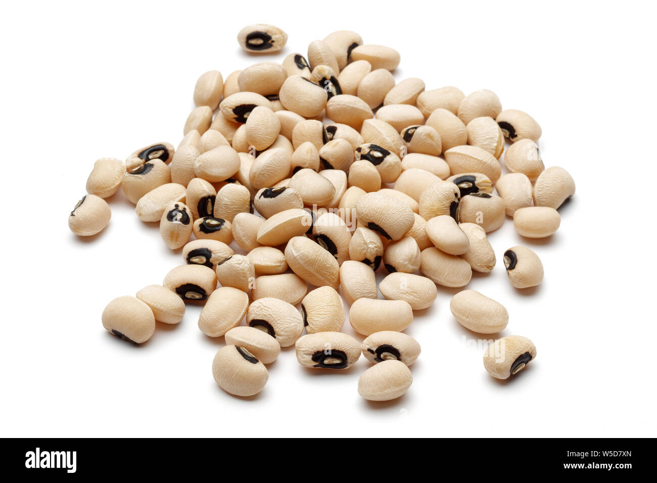 Black eyed beans, cowpeas isolated on white background Stock Photo Alamy
