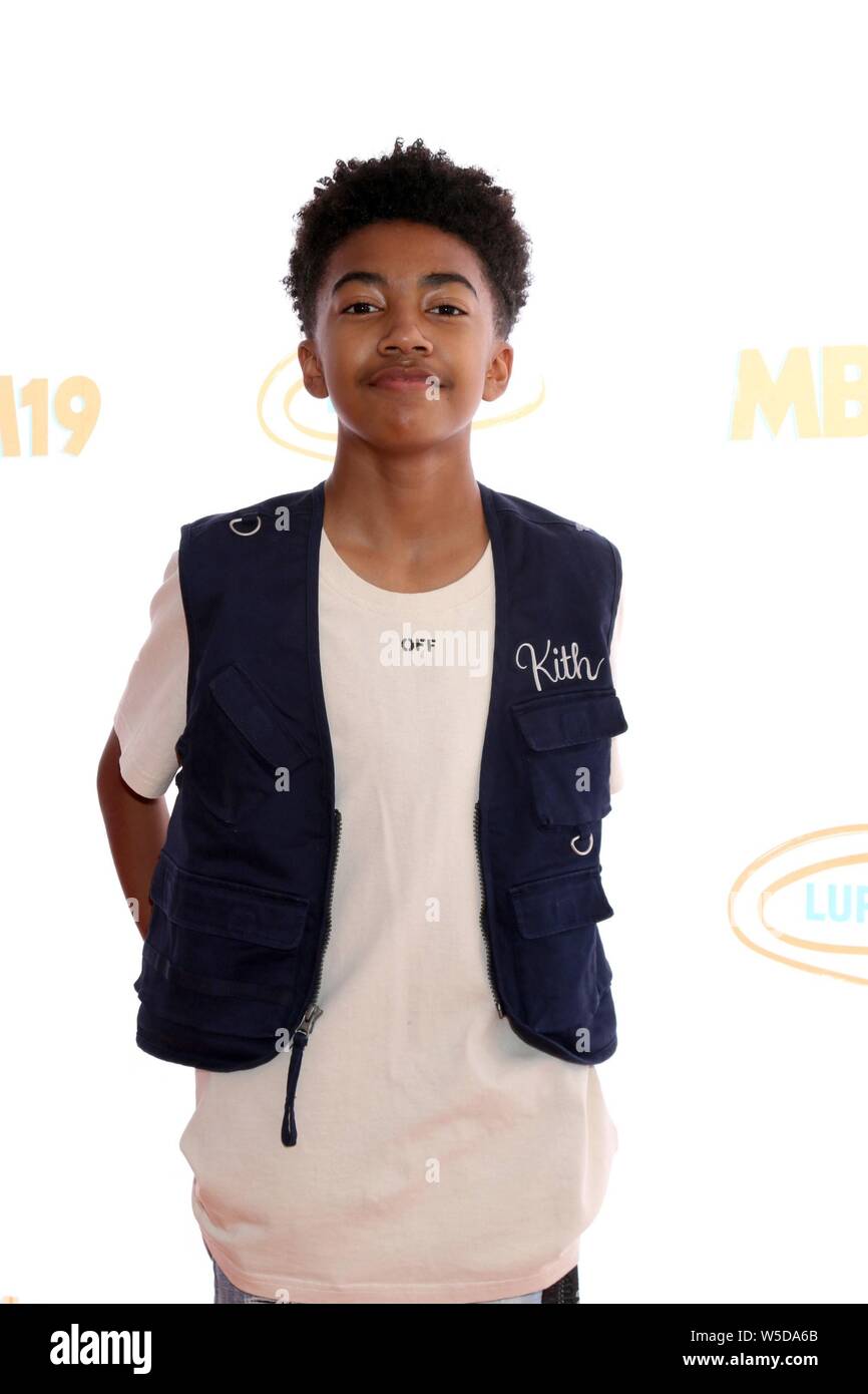 Los Angeles, CA, USA. 27th July, 2019. Miles Brown at arrivals for ...