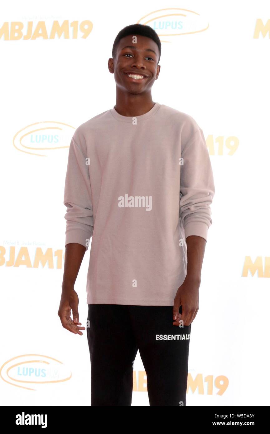 Niles Fitch at arrivals for Third Annual Michael B. Jordan and Lupus LA Jam MBJAM19, Dave & Busters, Los Angeles, CA July 27, 2019. Photo By: Priscilla Grant/Everett Collection Stock Photo