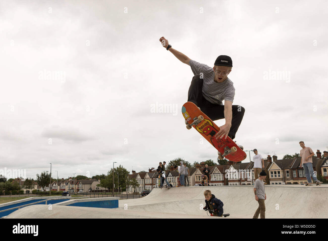 Southend on Sea, UK. 28th July, 2019. Users enjoying the newly opened