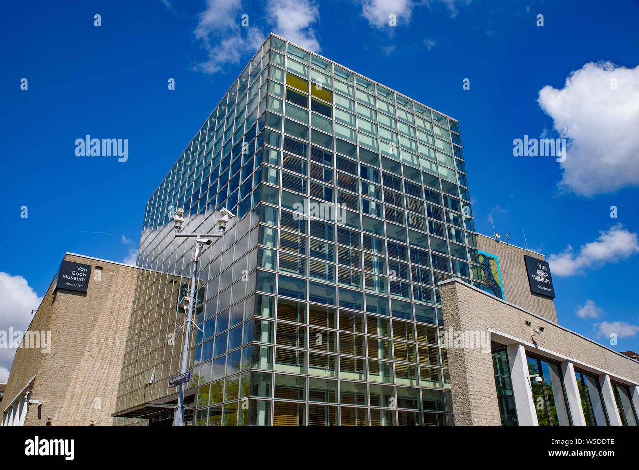 Stedelijk Museum, a museum for modern art and contemporary art in Amsterdam, Netherlands Stock Photo