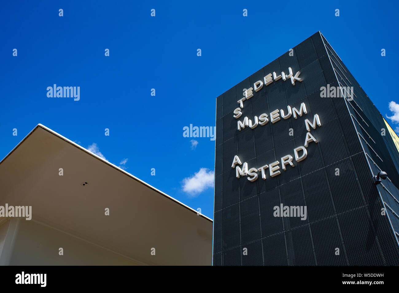 Stedelijk Museum, a museum for modern art and contemporary art in Amsterdam, Netherlands Stock Photo