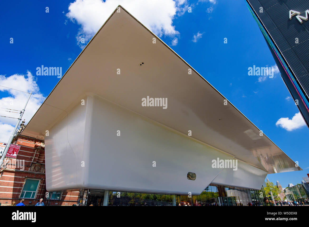 Stedelijk Museum, a museum for modern art and contemporary art in Amsterdam, Netherlands Stock Photo