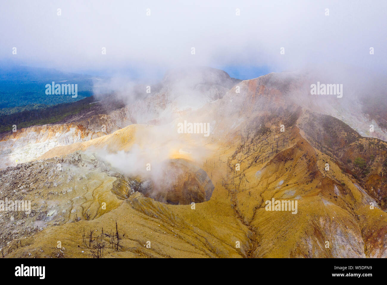 Garbuna Volcano, Kimbe Bay, New Britain, Papua New Guinea Stock Photo
