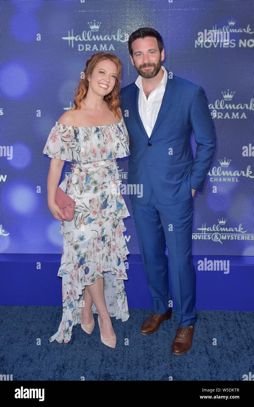 Patti Murin and husband Colin Donnell at the Hallmark Channel Summer TCA  2019 event in a private residence. Beverly Hills, 26.07.2019 | usage  worldwide Stock Photo - Alamy