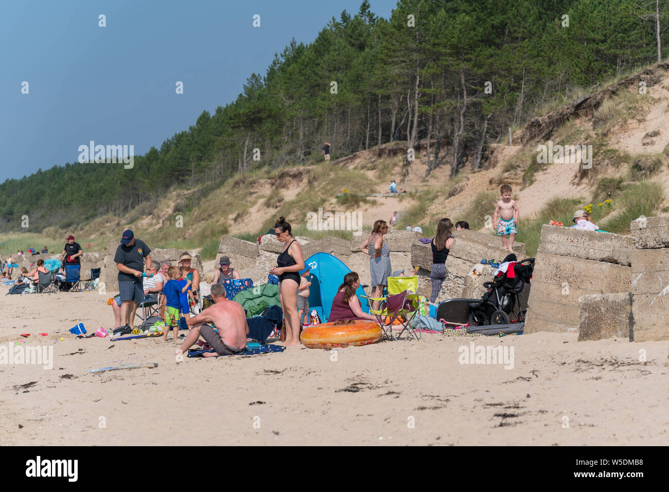Roseisle Beach, Roseisle, Moray, Scotland, UK. 28th July, 2019. UK