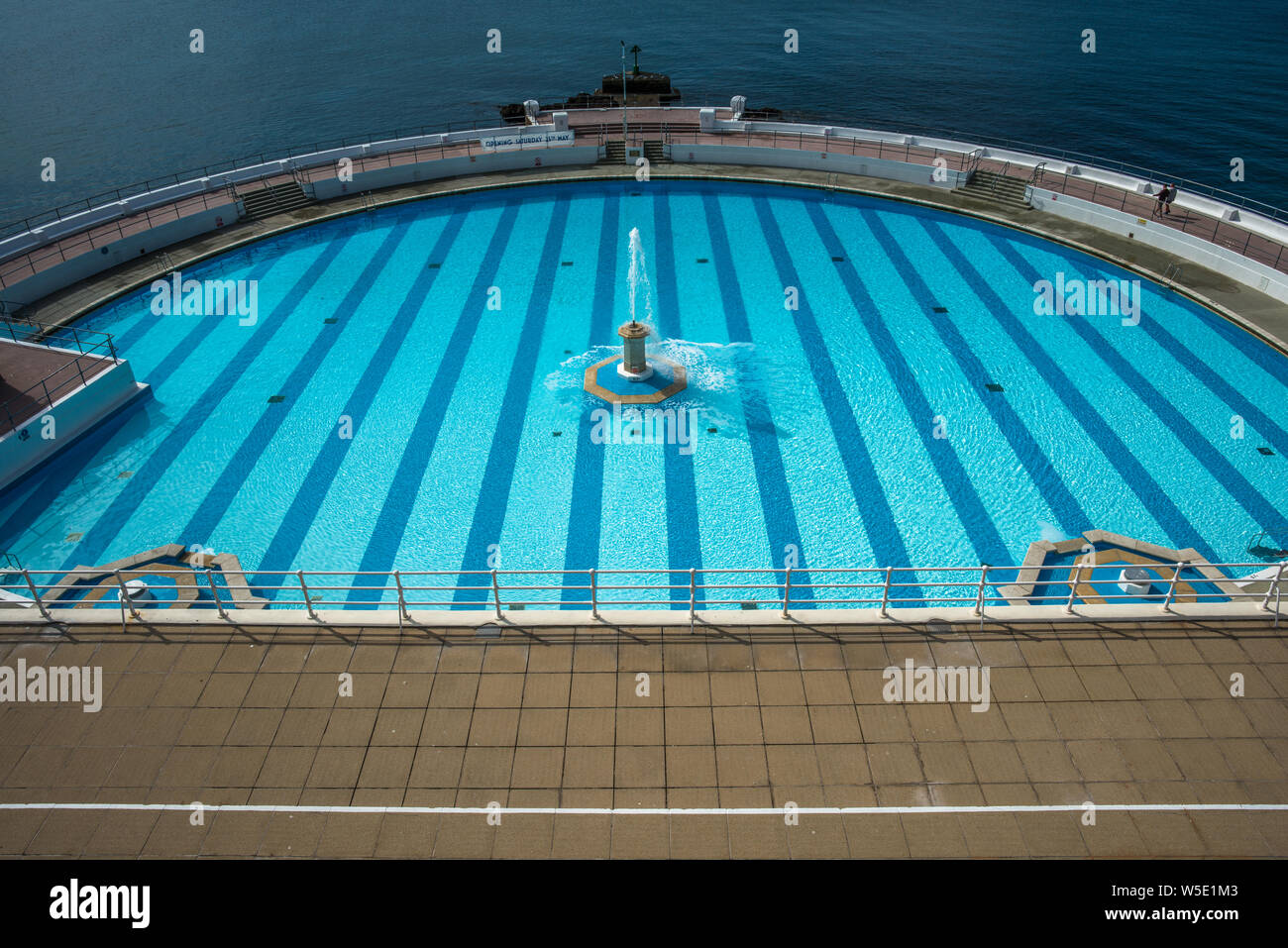 Tinside pool at Plymouth Hoe on the seafront. Devon, England. UK Stock Photo Alamy