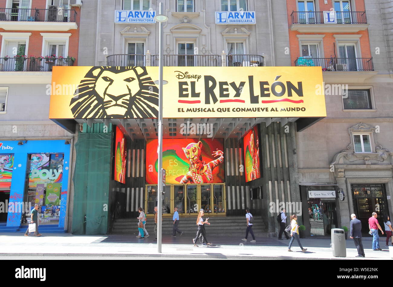 People visit Lope de Vega theatre Madrid Spain Stock Photo - Alamy