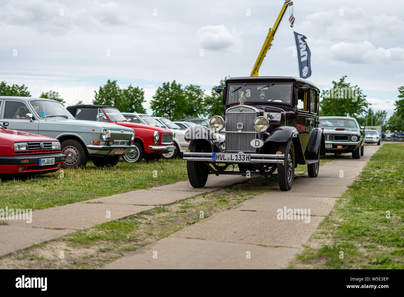 PAAREN IM GLIEN, GERMANY - JUNE 08, 2019: Retro car Wanderer W10, 1930. Die Oldtimer Show 2019. Stock Photo