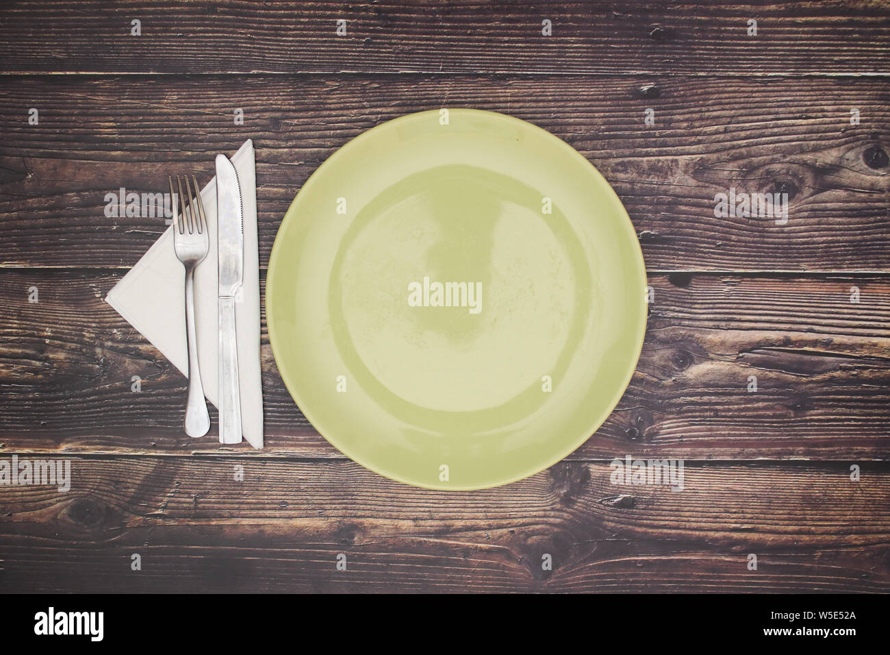 Table setting for one person hi res stock photography and images alamy