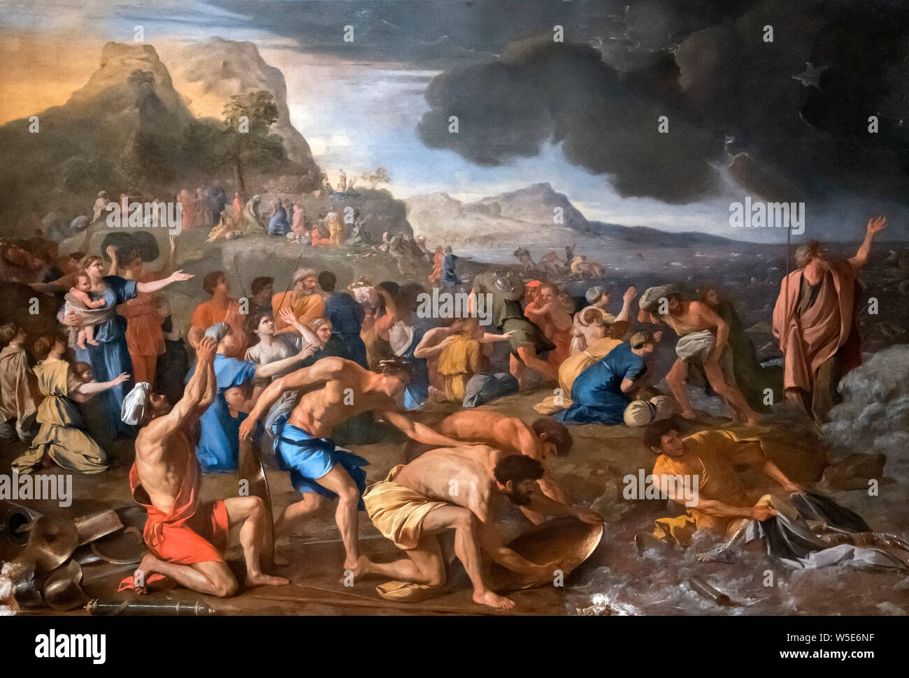 The Crossing of the Red Sea by Nicolas Poussin (1594-1665