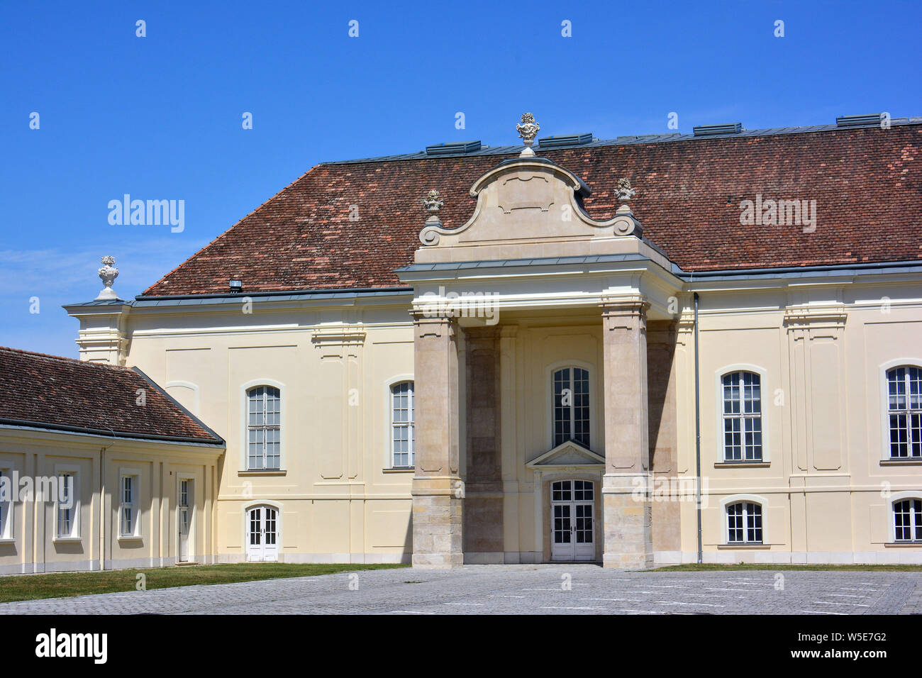 Blue Courtyard or New Castle, Blauer Hof, Neues Schloss, Laxenburg, Austria, Europe Stock Photo