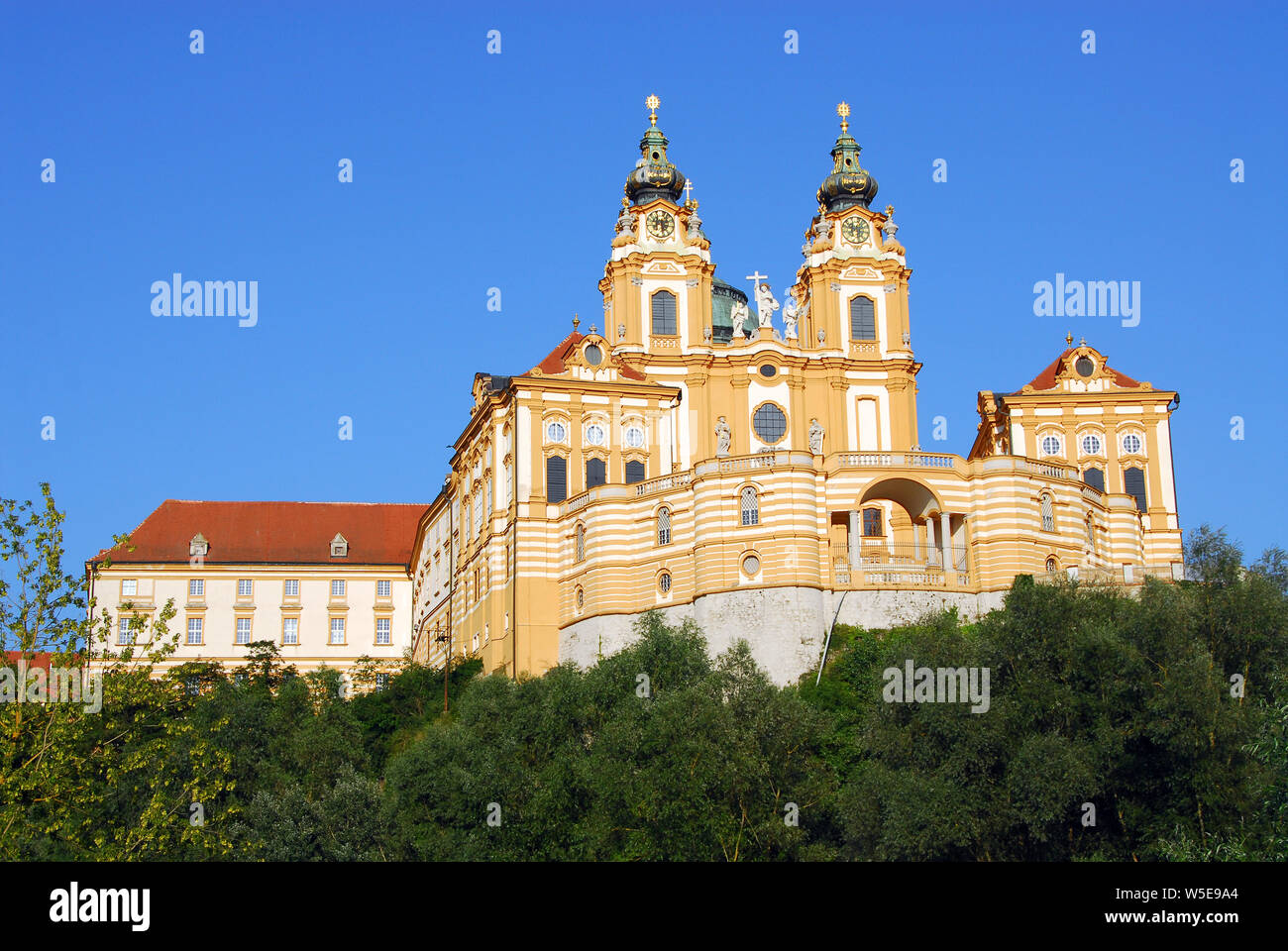 Collegiate Church of St. Peter and Paul, Melk Abbey, Stift Melk, Melk,  Austria, Europe Stock Photo - Alamy