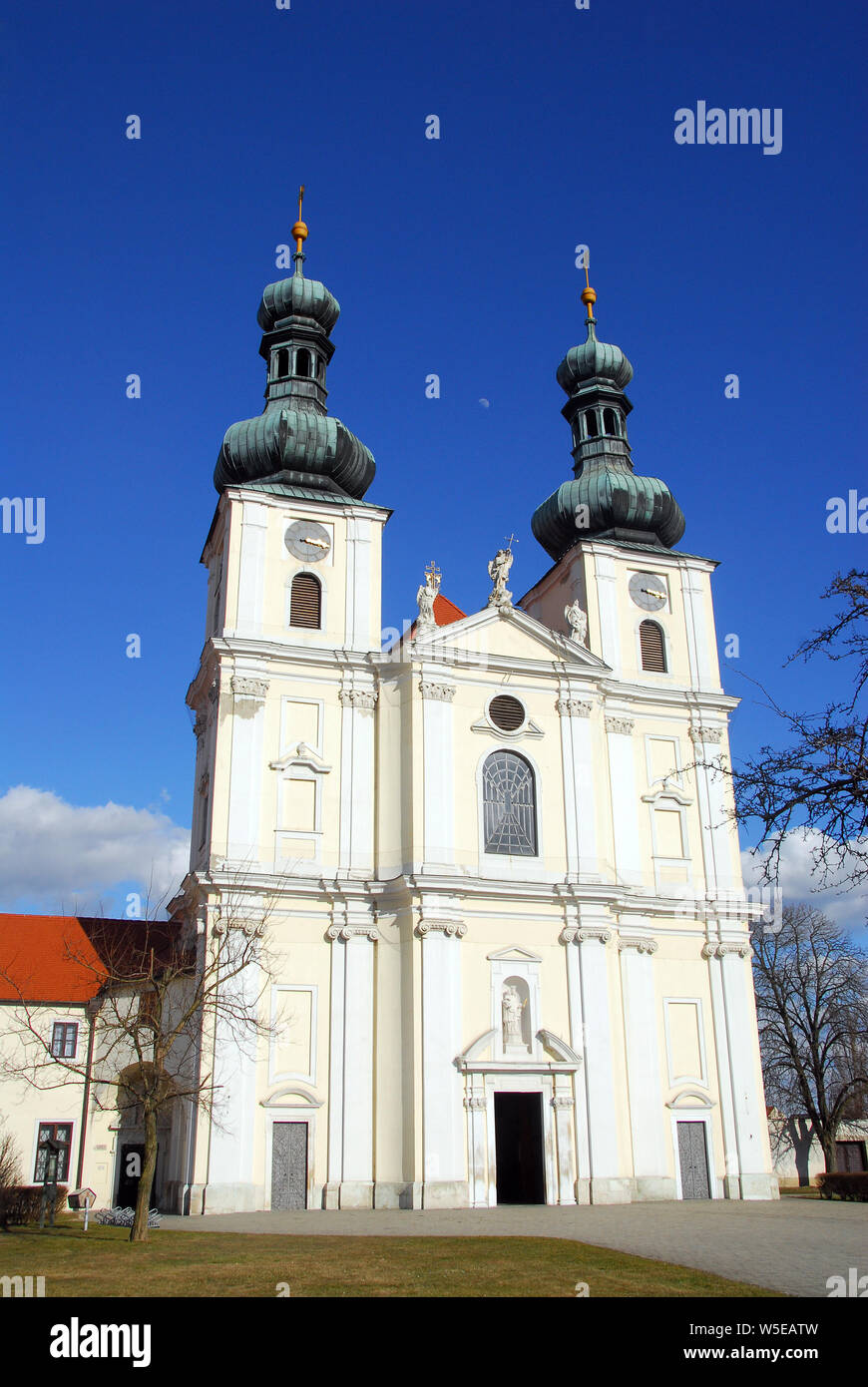 Basilica church, Frauenkirchen, Boldogasszony, Austria, Europe Stock Photo