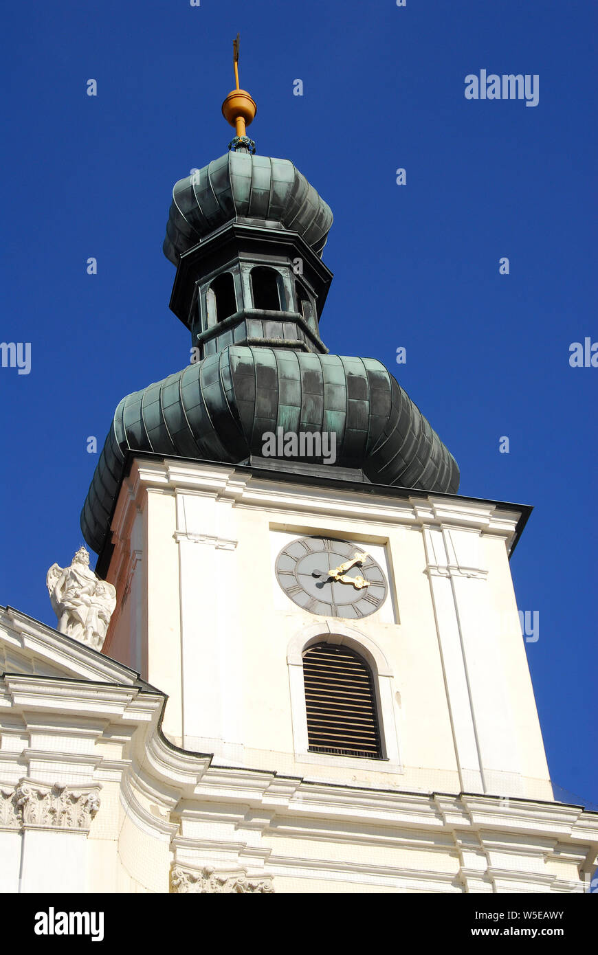 Basilica church, Frauenkirchen, Boldogasszony, Austria, Europe Stock Photo