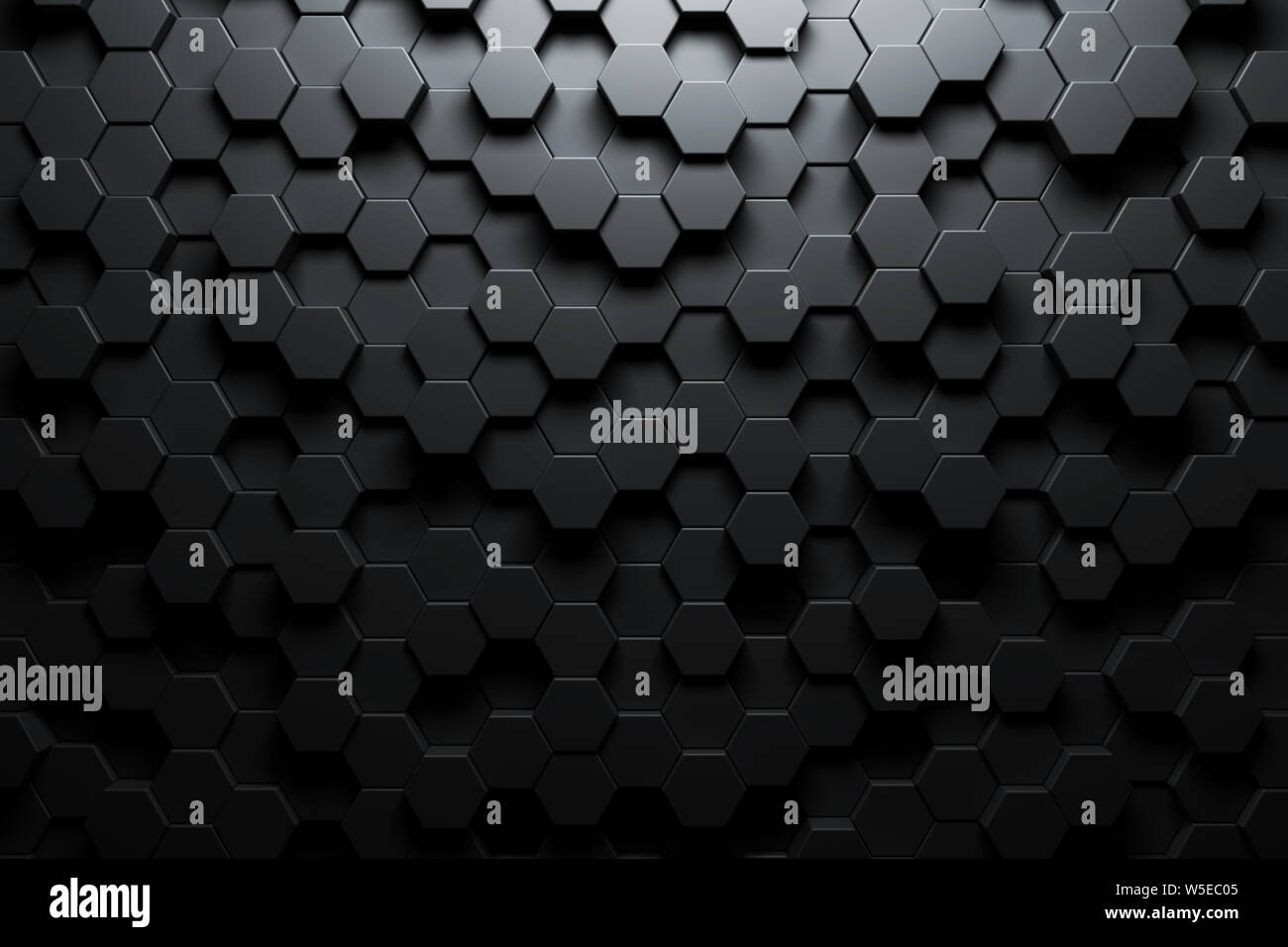 Dark hexagon wallpaper or background Stock Photo - Alamy