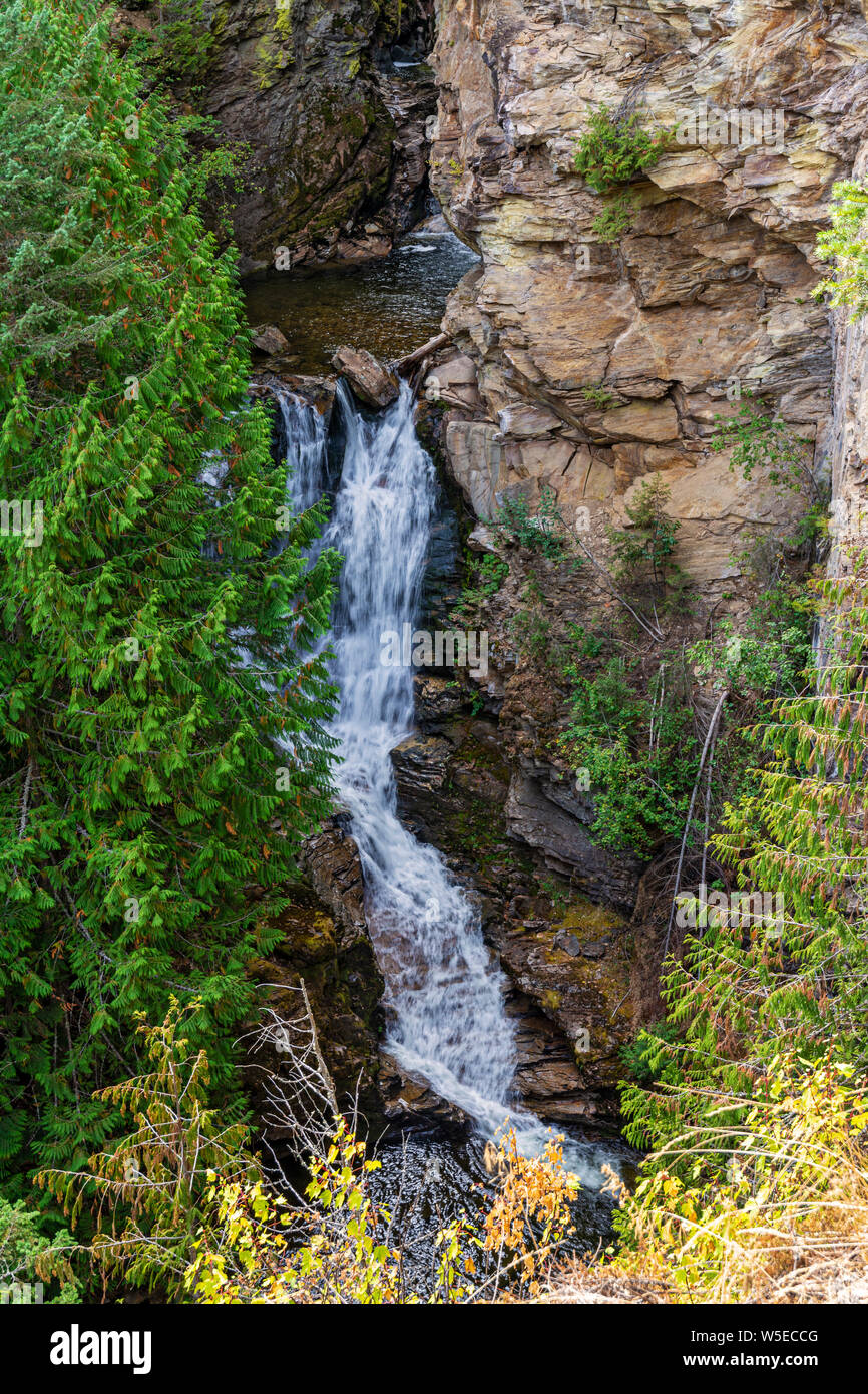 Idaho, Boundary County, Kootenai National Wildlife Refuge, Myrtle Falls
