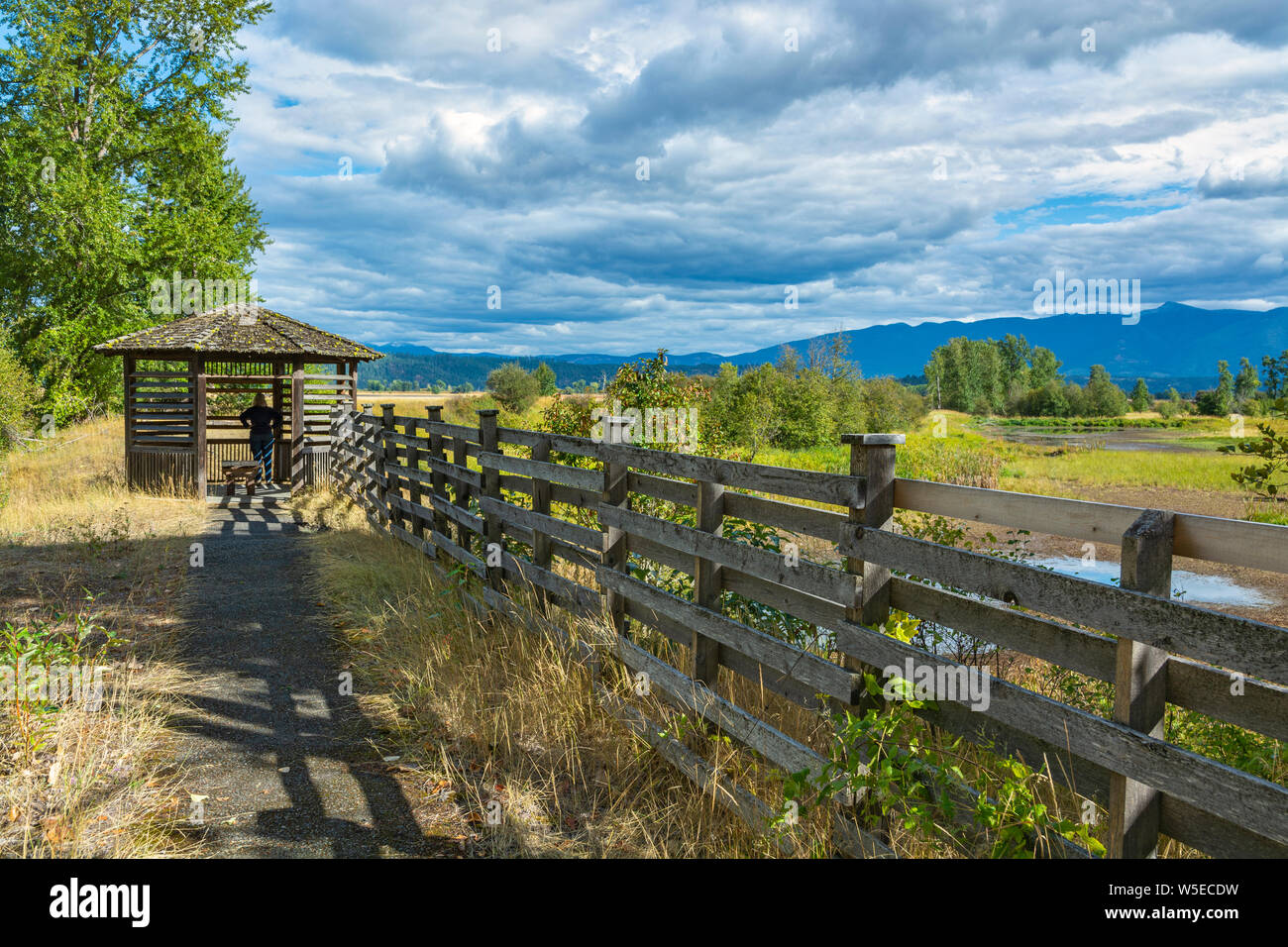 Idaho, Boundary County, Kootenai National Wildlife Refuge, Cascade Pond