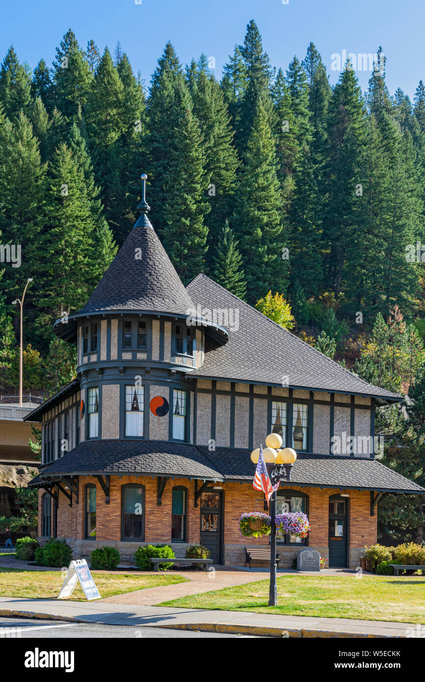 Idaho, Wallace, historic mining town, founded 1884, Northern Pacific