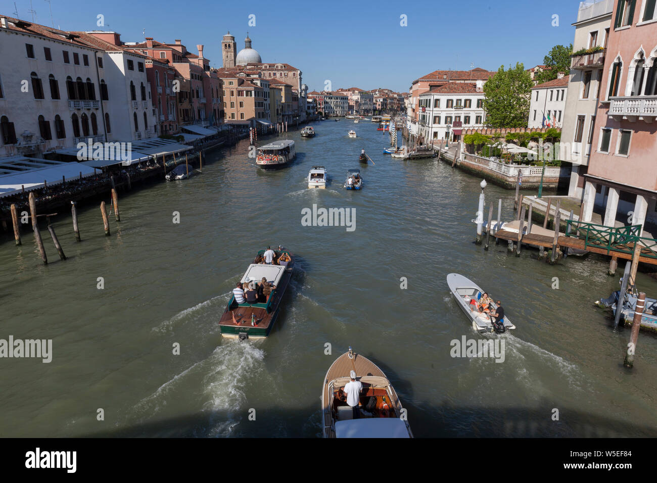 The Canals of Venice in Summer Stock Photo