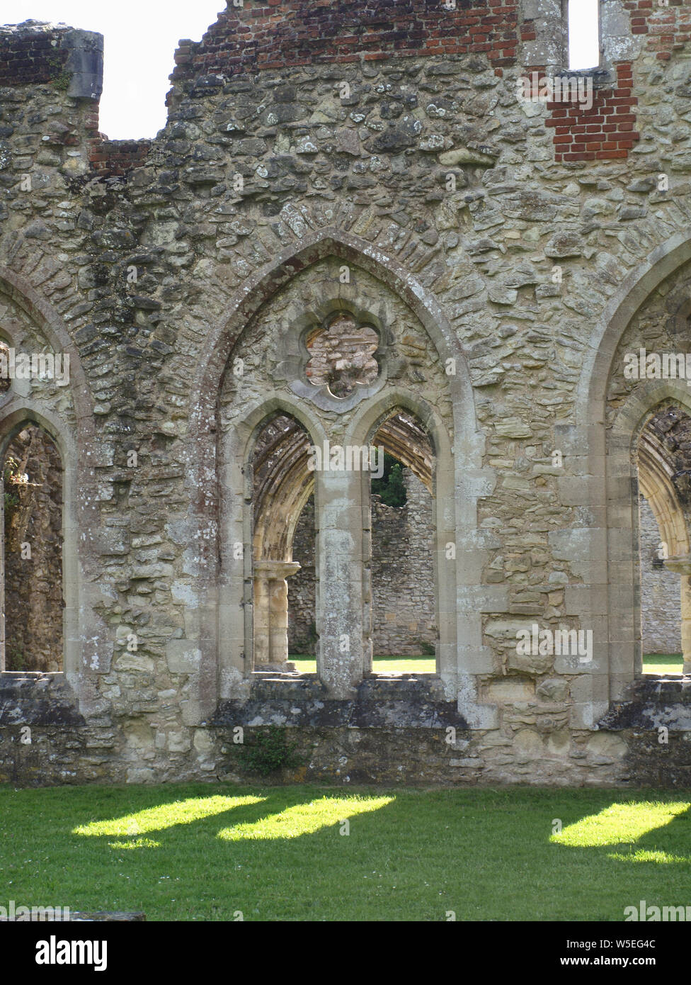 Ruins of Netley Abbey, Southampton, Hampshire, England, UK Stock Photo