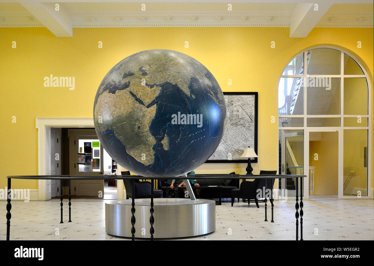 Inside the lounge at the historic Bryant Hall at Ole Miss, along with