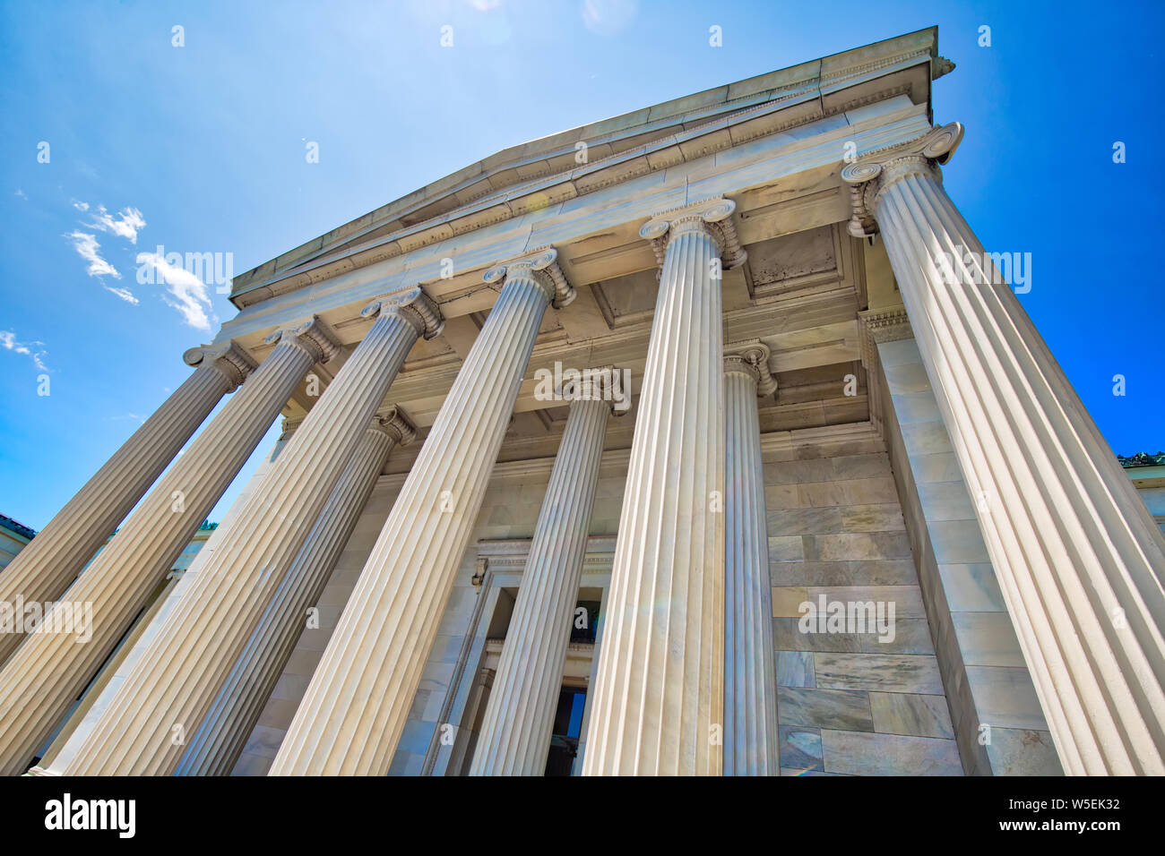 Albright-Knox Art Gallery, a major showplace for modern art and contemporary art Stock Photo