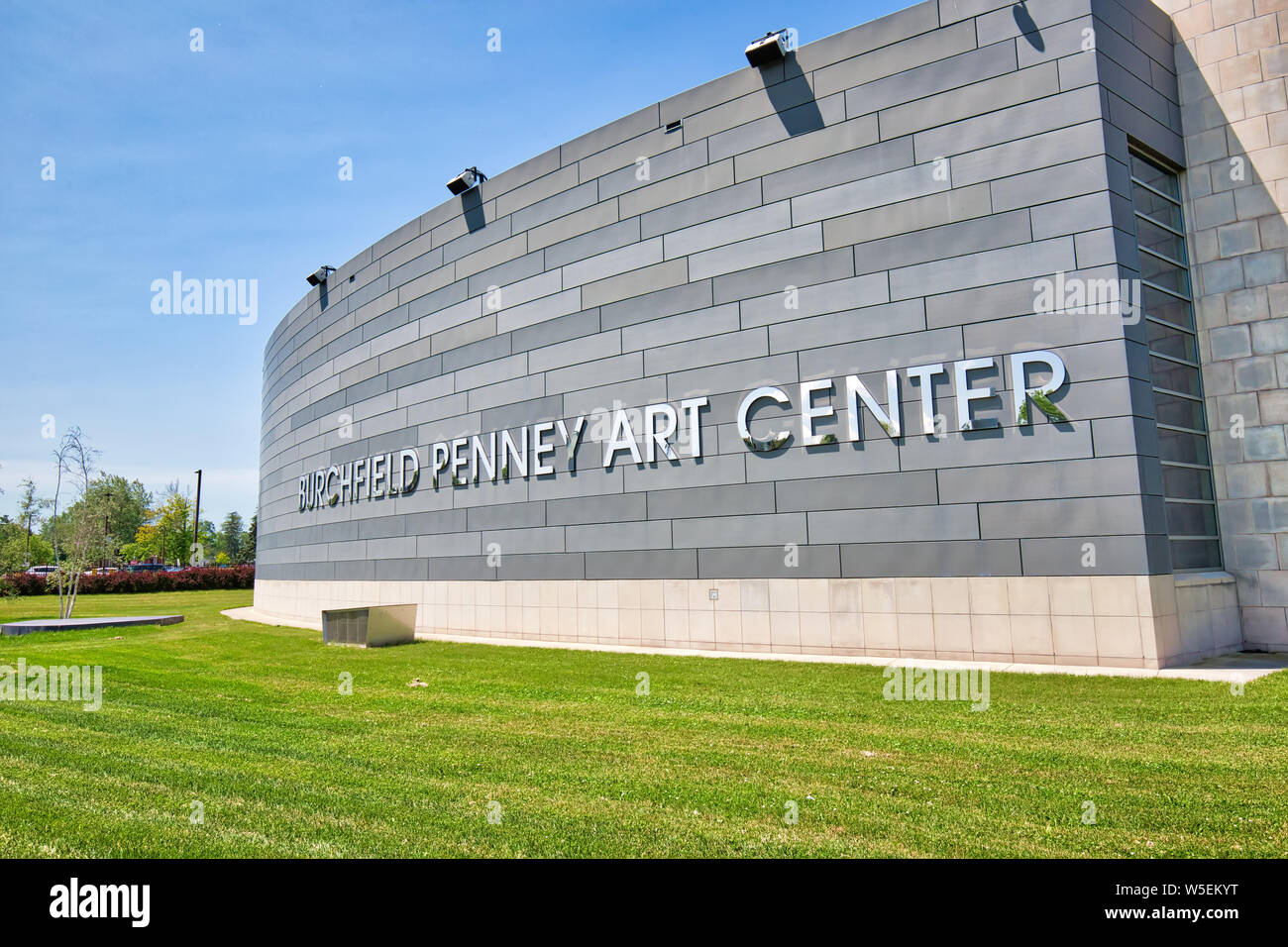 Buffalo, USA-20 July, 2019: Burchfield Penney art center, an arts and educational institution part of Buffalo State College Stock Photo