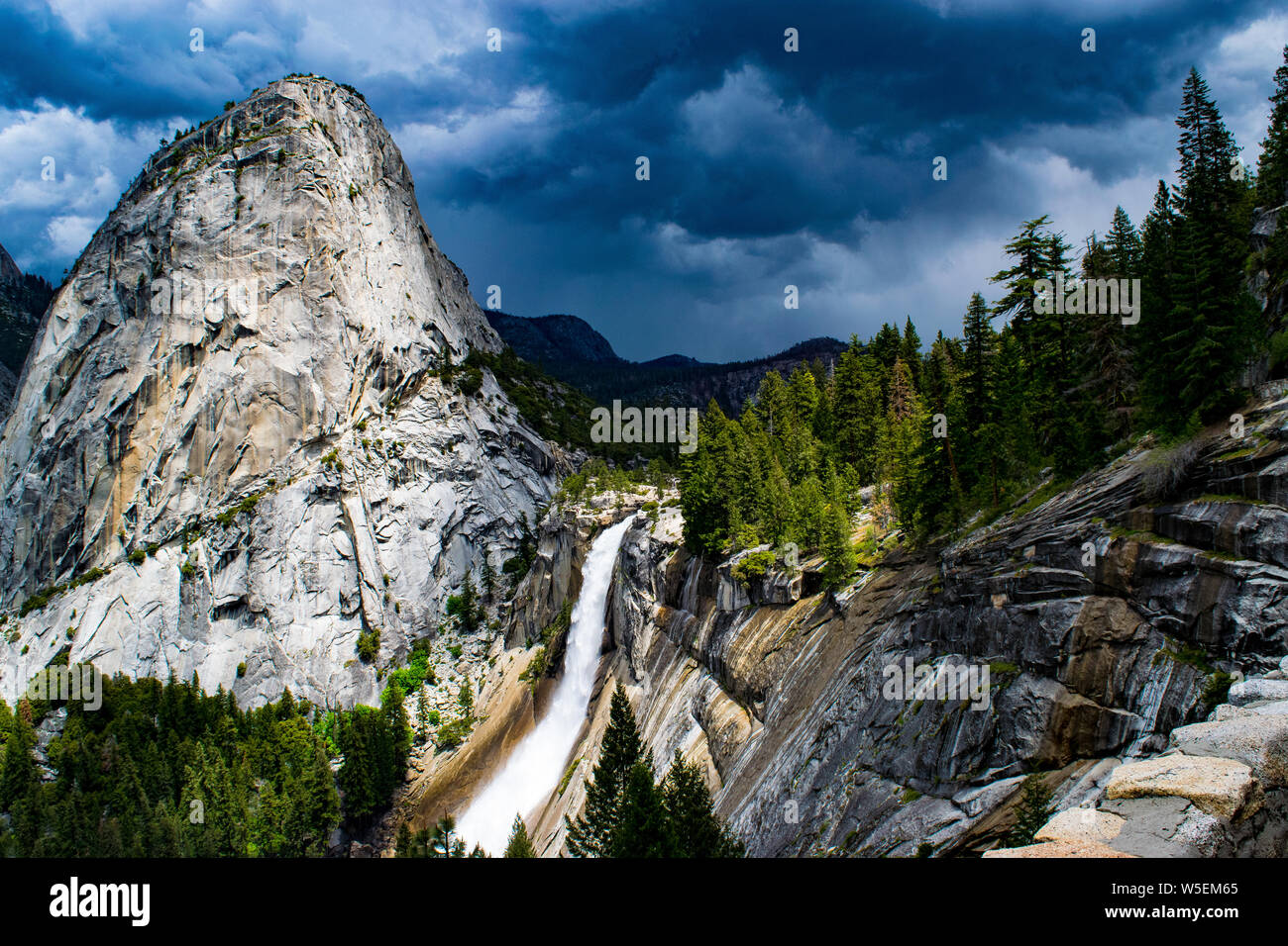 Half Dome at Yosemite National Park Stock Photo