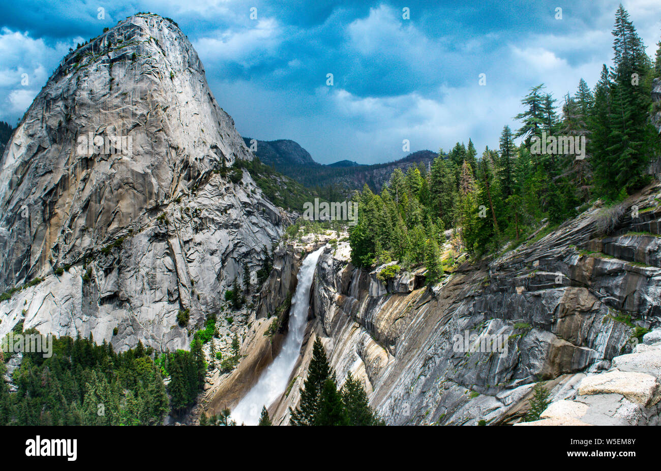 Half Dome at Yosemite National Park Stock Photo
