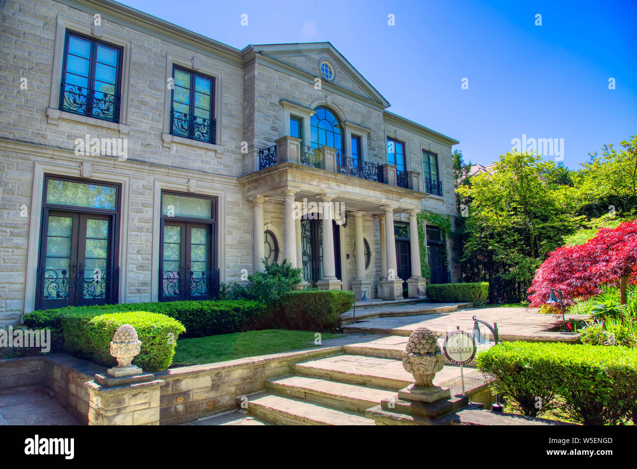Toronto, Ontario, Canada20 May, 2019 Luxury houses of Toronto Forest