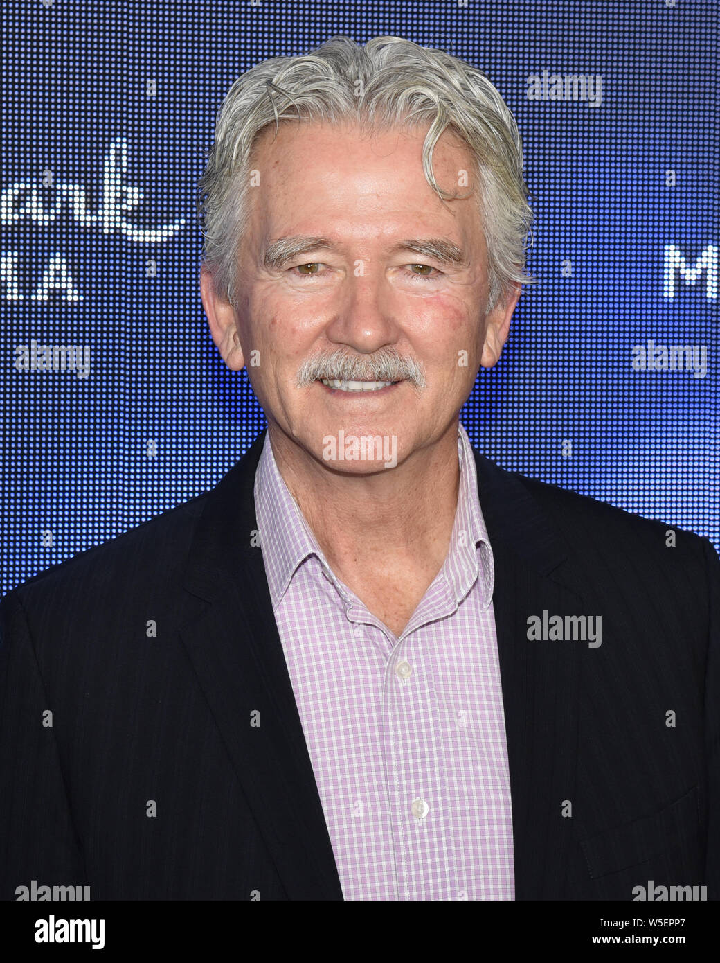 Patrick Duffy attends the Hallmark Channel Hallmark Movies Mysteries Summer 2019 at Private Residence, Beverly Hills, California on July 26, 2019 Stock Photo - Alamy