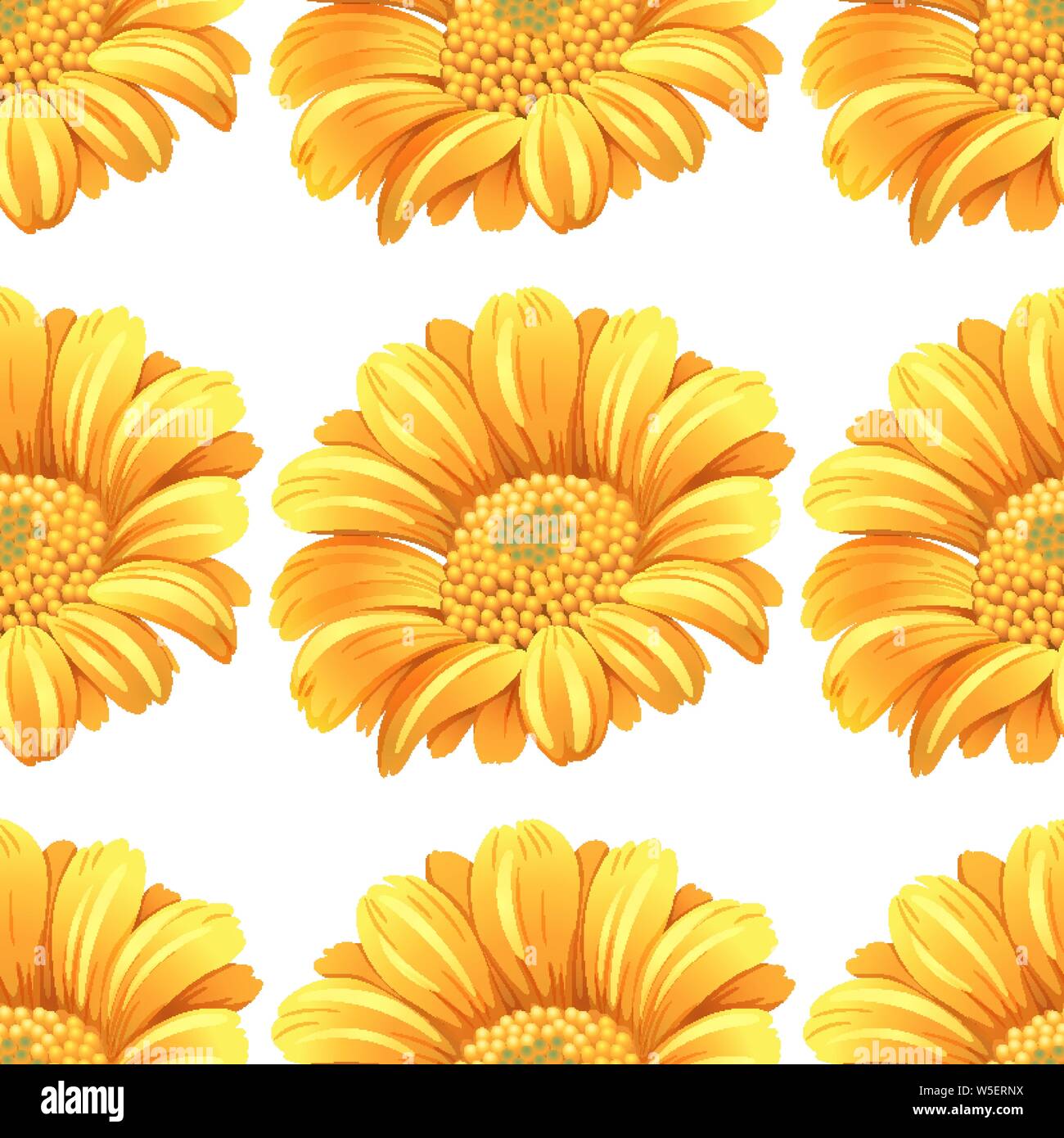 Seamless design pattern isolated on white illustration Stock Vector ...