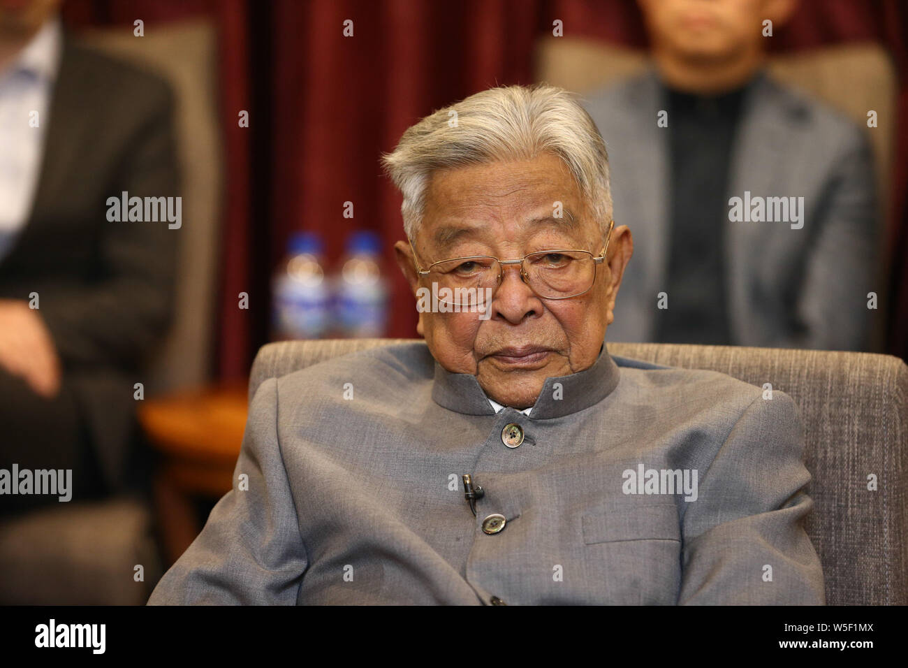 hongta tobacco group FILE--Chu Shijian, former chairman of Hongta Tobacco (group) Co., LTD and  founder of Chucheng Company, is pictured in Kunming city, southwest China'  Stock Photo