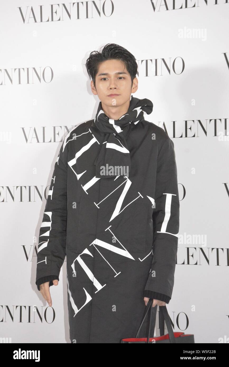 South Korean singer and actor Ong Seong-wu of K-pop boy group Wanna One ...