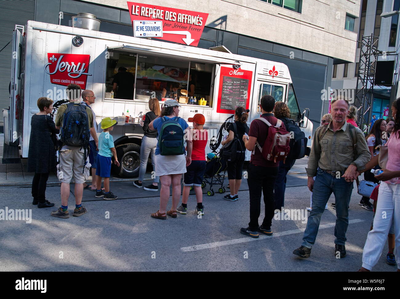 Montreal Food Trucks Stock Photos Montreal Food Trucks