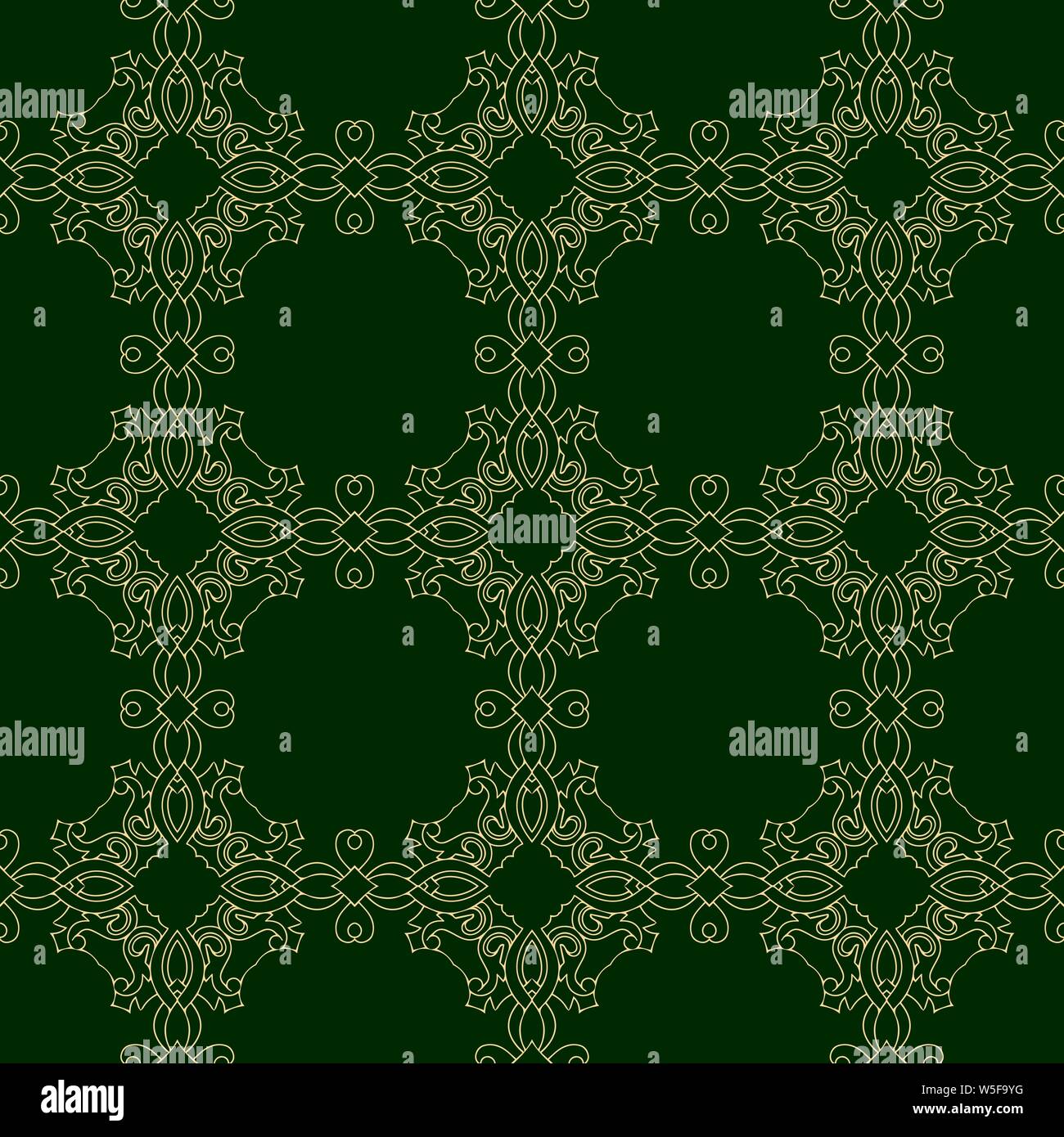 Vector damask seamless pattern element. Elegant luxury texture for ...