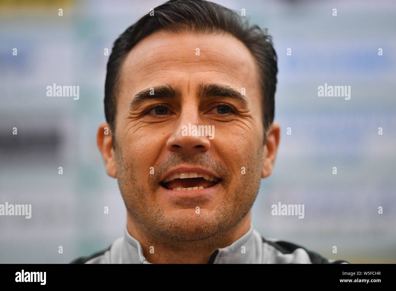 Head coach Fabio Cannavaro of China national football team attends a