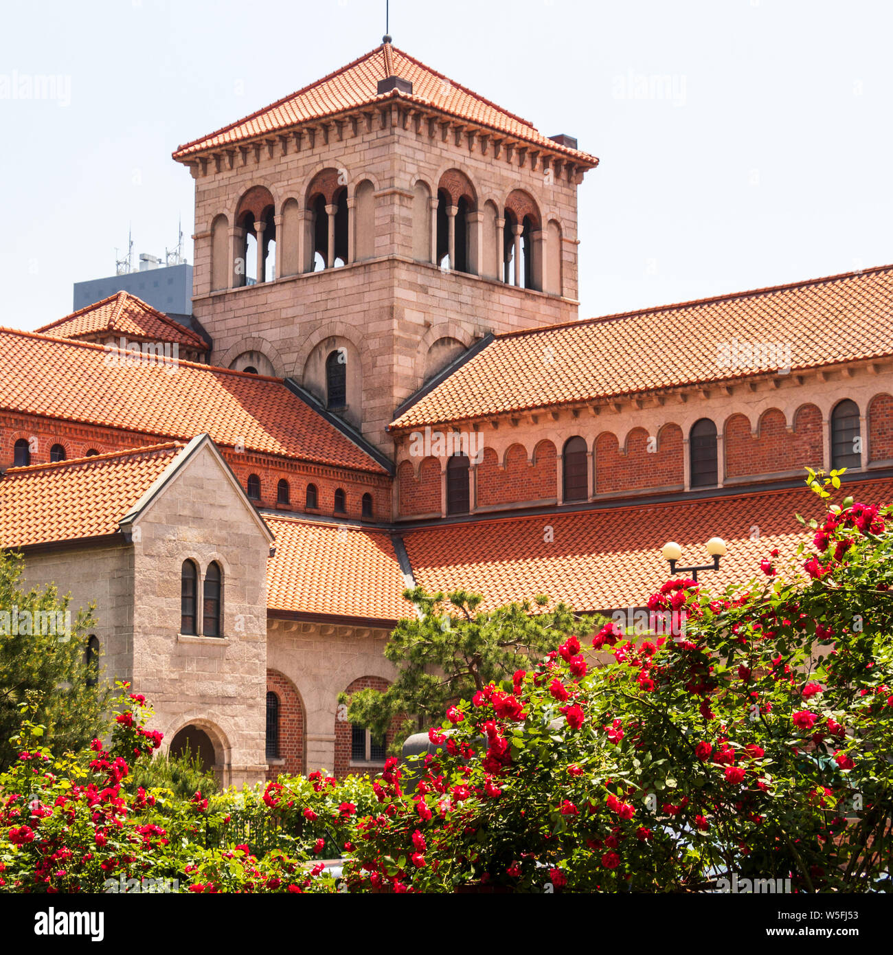 Seoul Cathedral Anglican Church of Korea inside beautiful landscape