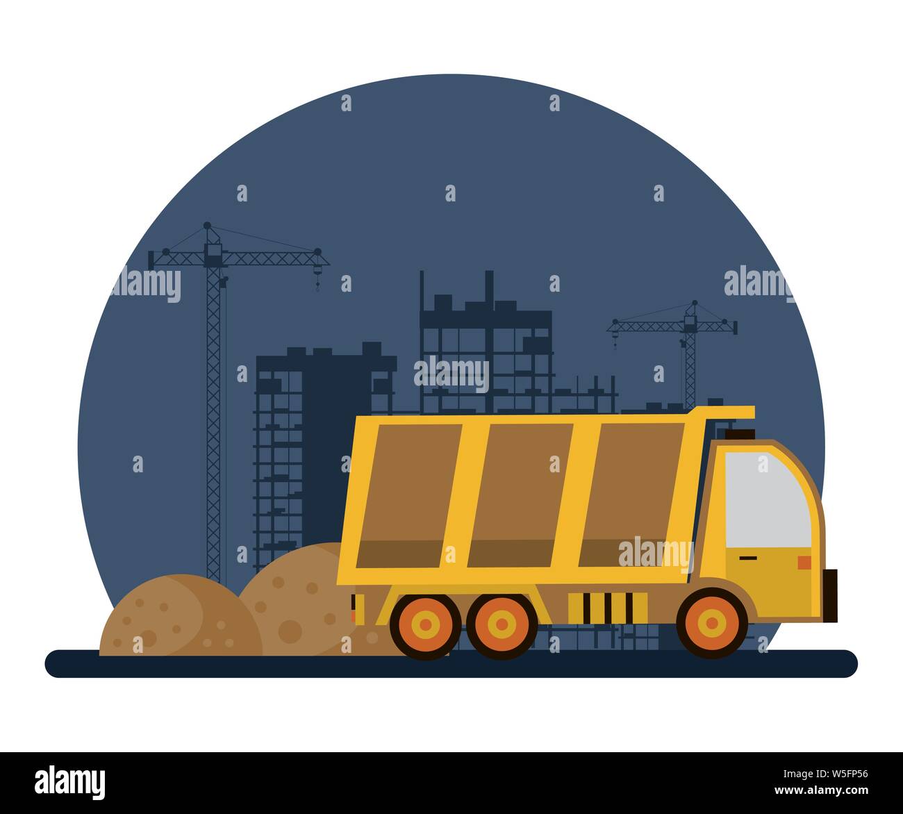 Under construction buildings and machinery Stock Vector Image & Art - Alamy
