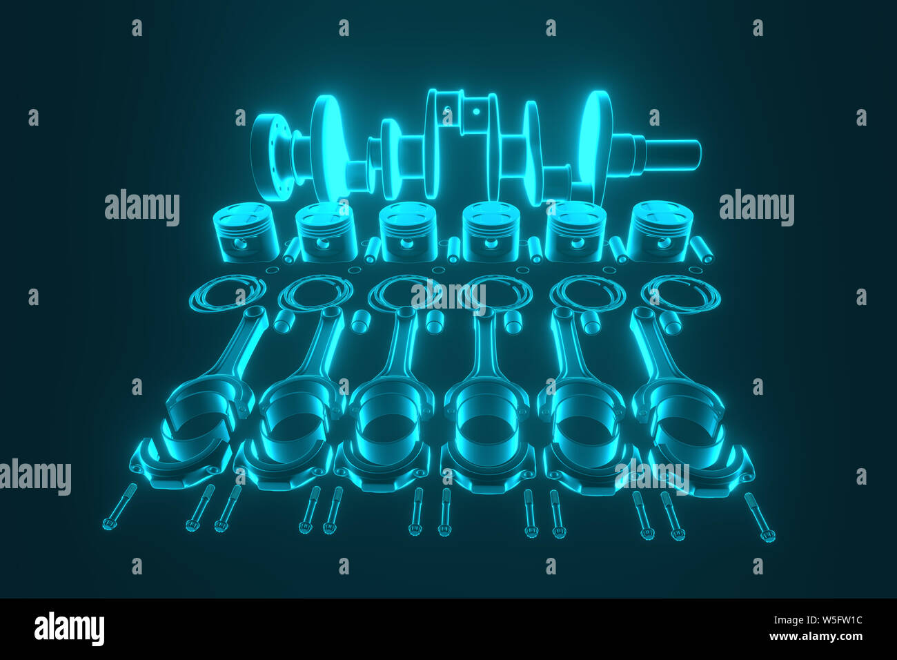 Piston engine cylinders hi-res stock photography and images - Alamy