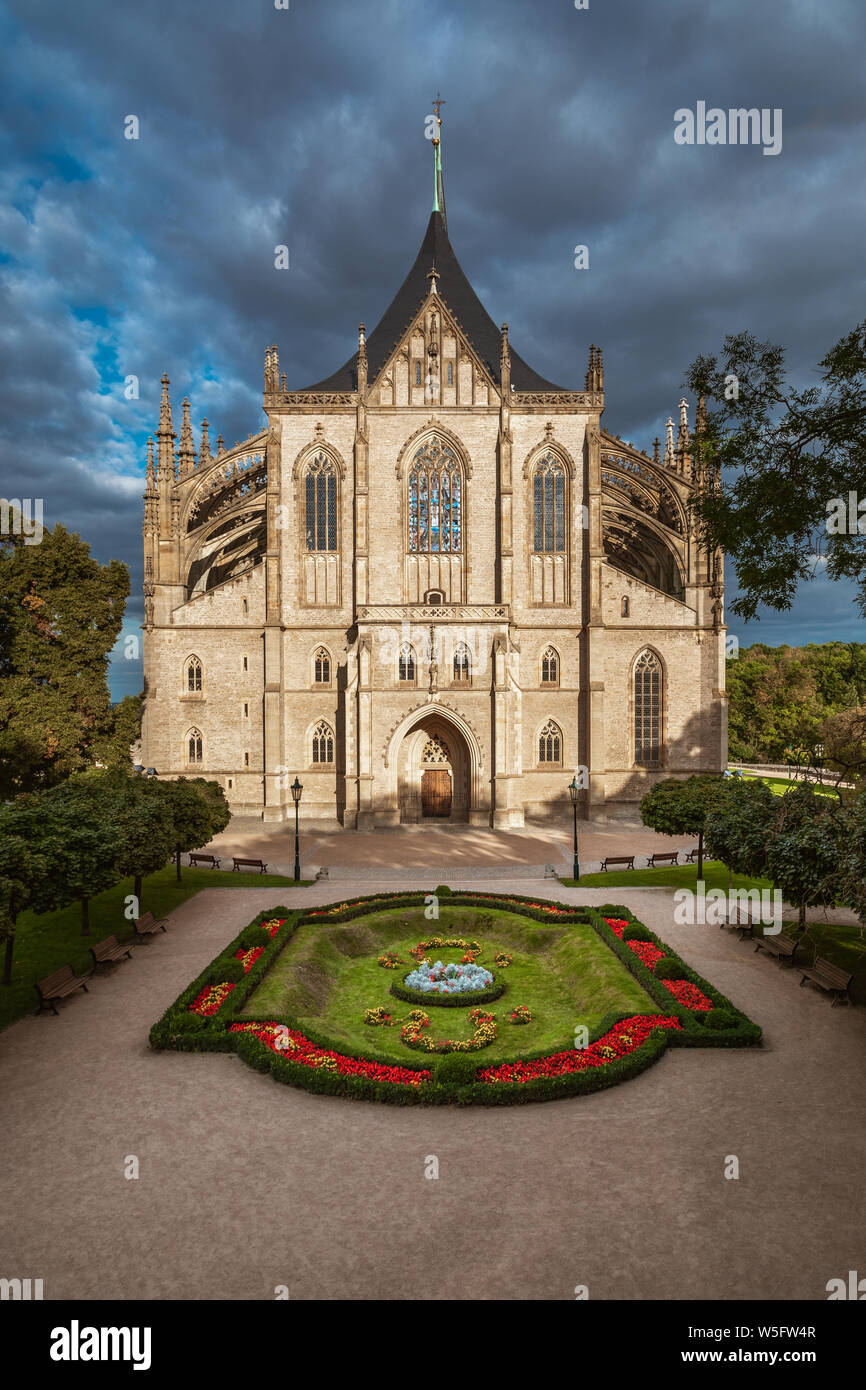 St. Barbara’s Cathedral in Kutna Hora, Czech Republic Stock Photo